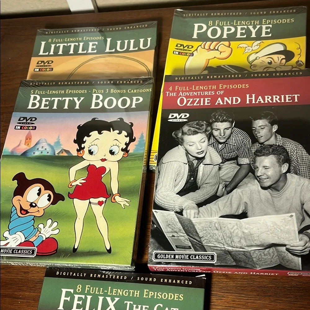 ❤️❤️❤️ Felix The Cat, Little LuLu, Betty Boop, Popeye and more DVD Collection -
